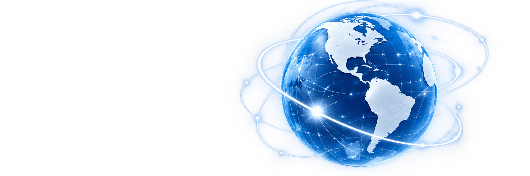 Connected global commerce network centered on the Americas